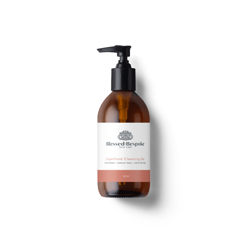 Superfood Cleansing Gel 200ml - Blessed Bespoke Skin Care